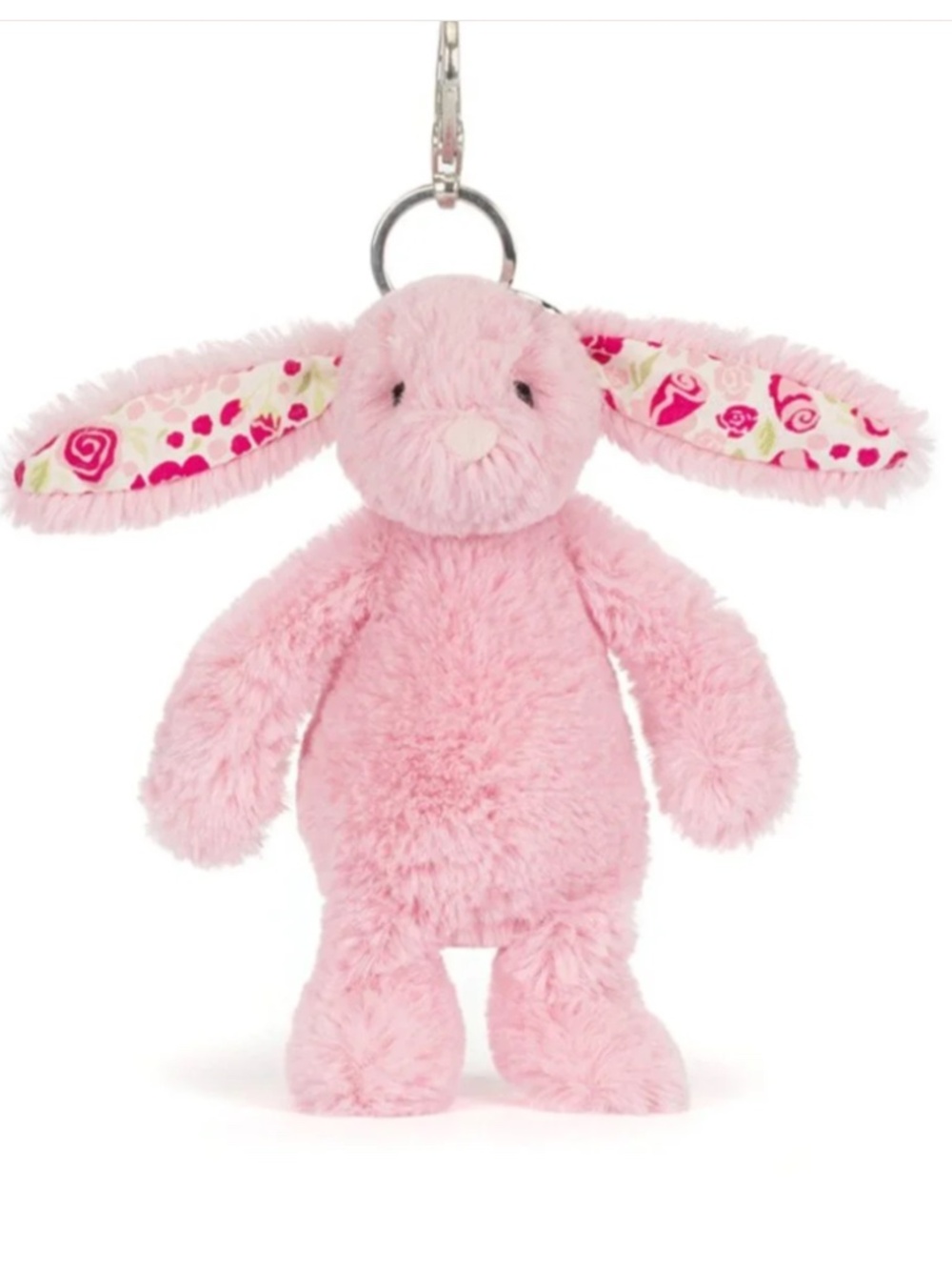 Jellycat Blushkin Blossom Bunny Bag Charm NWT